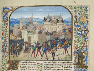 Wilhelm II., Graf von Hennegau, nimmt und zerstört Aubenton, 1340, ca. 1470-1475