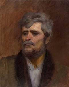Charakterkopfstudie eines Mannes von Laszlo Mednyanszky