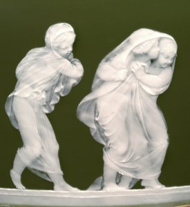 Detail aus einem Paar Vasen, 