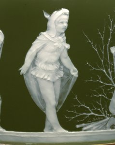Detail aus einem Paar Vasen, 