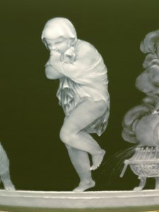 Detail aus einem Paar Vasen, 