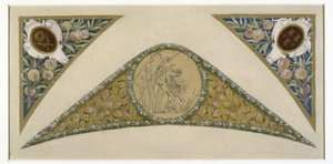 Skizze für die Festtreppe im Pariser Rathaus: Skorpion, ca. 1888 -1898 von Luc Oliver Merson