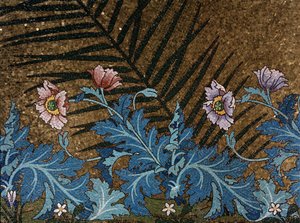 Detail des Mosaiks des Grabes von Pasteur von Luc Olivier Merson von Luc Oliver Merson