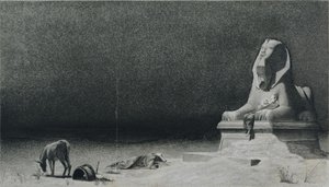 Die Rast auf der Flucht nach Ägypten (Vorderseite)