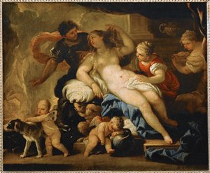 Mars und Venus in der Schmiede des Vulkan