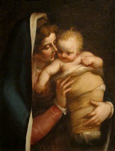 Madonna mit Kind von Luca Cambiaso