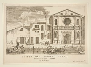 Chiesa del Spirtio Santo von Luca Carlevarijs