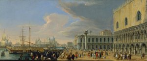 Der Molo, Venedig, Blick nach Westen, ca. 1709