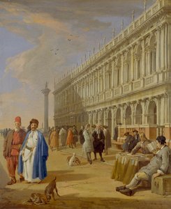 Die Piazzetta, Venedig von Luca Carlevarijs