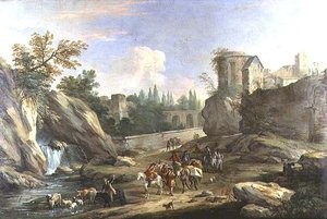 Reisende in der Campagna