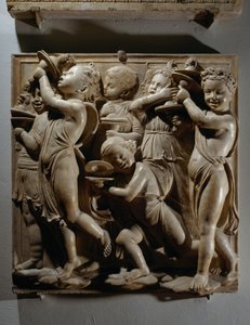 Laudate Eum in cimbalis iubilationis (Psalm 150, Laudate Dominum), Tafel mit Becken-Spielern