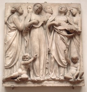 Singende Engel, Relief von der Cantoria, ca. 1432-38