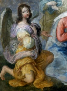 Engel (Detail der Anbetung der Hirten) von Luca Fiammingo