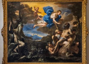 Aeneas wird von Venus unsterblich gemacht, zweite Hälfte des 17. Jahrhunderts von Luca Giordano