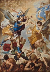 Erzengel Michael besiegt die rebellischen Engel, 1657
