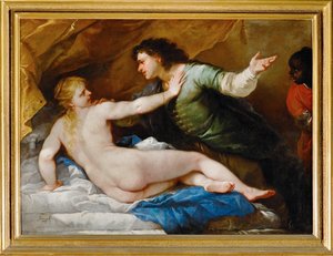 Lucretia und Sextus Tarquinius von Luca Giordano