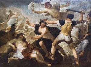 Perseus enthauptet Medusa