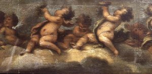 Putti beim Spielen (Detail)