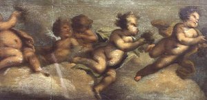 Putti beim Spielen (Detail)