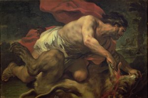 Samson und der Löwe