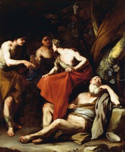 Die Trunkenheit Noahs von Luca Giordano