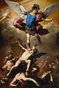 Der Fall der rebellischen Engel von Luca Giordano