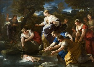 Das Auffinden des Moses, ca. 1685-1690