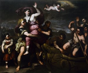 Die Entführung der Helena, ca. 1665, von Luca Giordano (1632-1705), Öl auf Leinwand, 254x310 cm, Italien von Luca Giordano