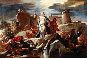 Der Triumph der Judith, ca. 1703 von Luca Giordano
