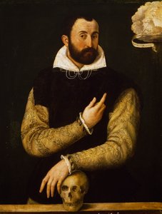 Porträt von Girolamo Rossi von Luca Longhi