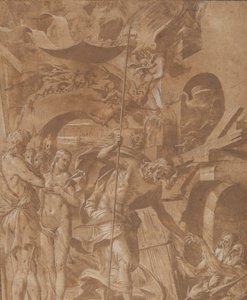 Christus in der Vorhölle von Luca Penni