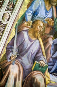 Apostel, Detail des Heiligen Paulus