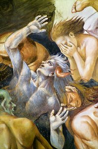 Verdammte in der Hölle, aus dem Freskozyklus Jüngstes Gericht von Luca Signorelli
