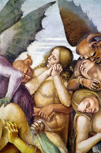 Verdammte in der Hölle, aus dem Freskenzyklus des Jüngsten Gerichts von Luca Signorelli