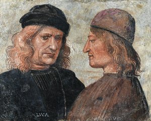Selbstporträt mit Niccolò di Angelo Franchi, ca. 1504