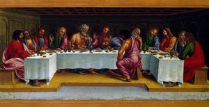 Geschichten von Christus, das letzte Abendmahl, von Luca Signorelli von Luca Signorelli