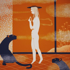 Geheimnisvolle Frau und Panther