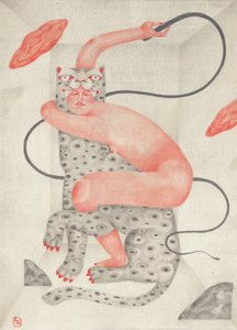 Surreale Katzenumarmung