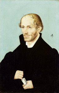Philipp Melanchthon, führende Figur der Reformation von Lucas Cranach (I) (workshop of)