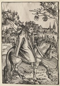 Ein Junge zu Pferd von Lucas Cranach