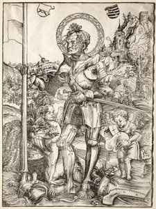 Heiliger Georg stehend von Lucas Cranach
