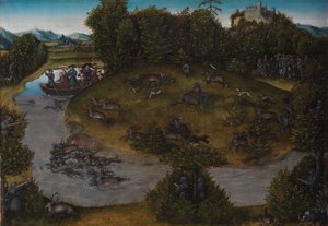 Die Hirschjagd des Kurfürsten Friedrich des Weisen (1463-1525) von Sachsen