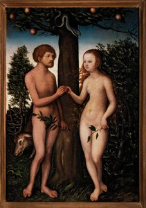 Adam und Eva von Lucas Cranach the Elder
