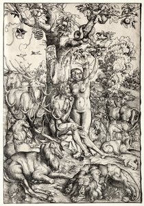 Adam und Eva im Paradies, 1509