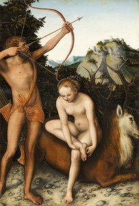Apoll und Diana von Lucas Cranach the Elder
