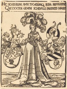 Exlibris von Scheurl und Tucher von Lucas Cranach the Elder