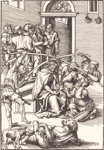 Christus mit Dornen gekrönt von Lucas Cranach the Elder