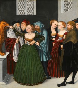 Die Bocca della Verità (Mund der Wahrheit) von Lucas Cranach the Elder