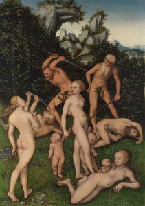 Ende des silbernen Zeitalters von Lucas Cranach the Elder