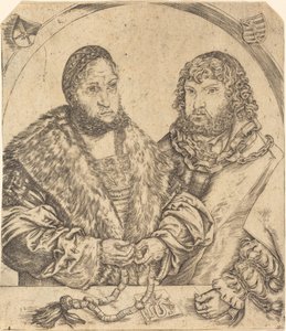 Friedrich der Weise und Johann der Beständige von Sachsen von Lucas Cranach the Elder